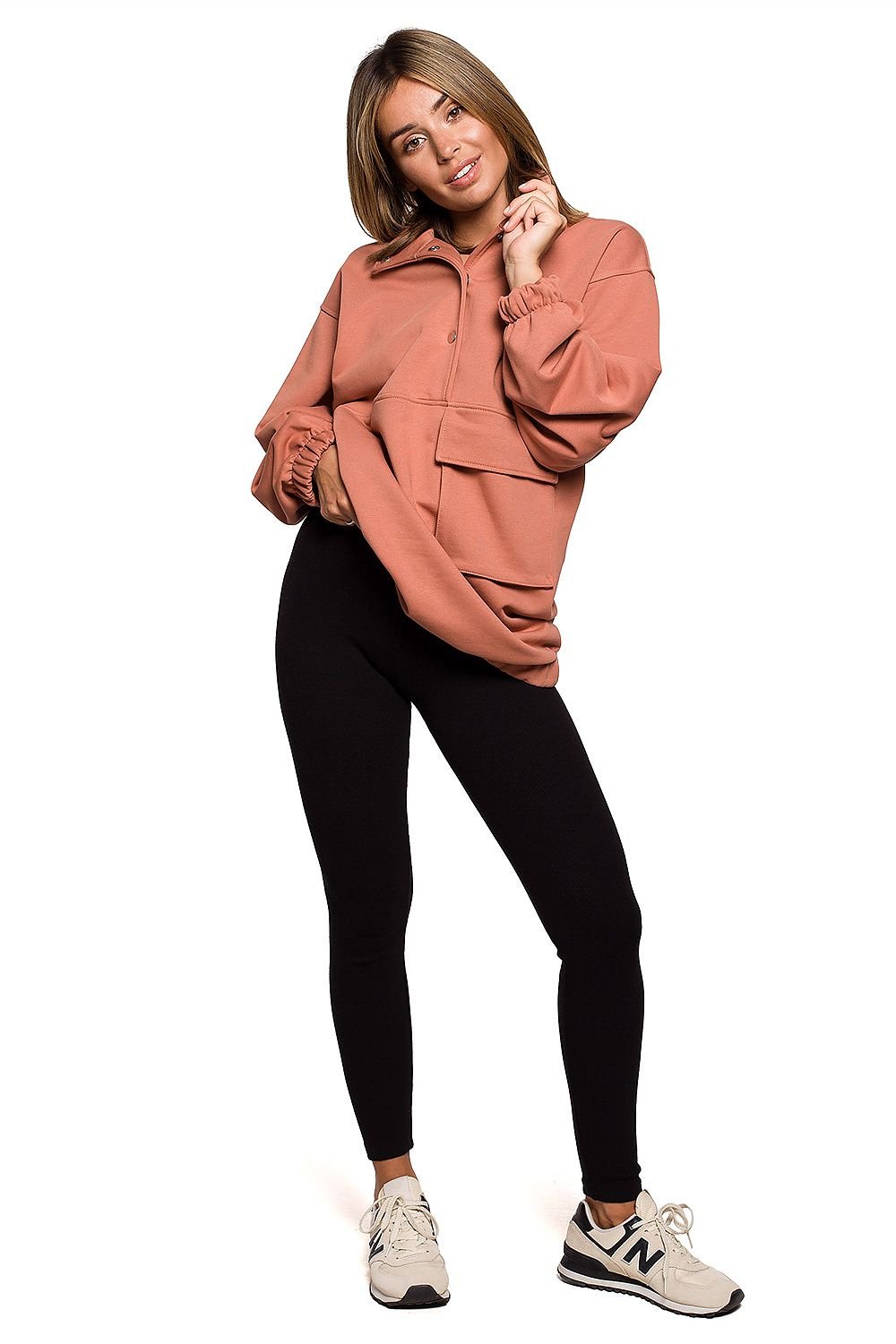 Rippstrick-Leggings mit hoher Taille | Minimalistische Eleganz | Perfekte Passform