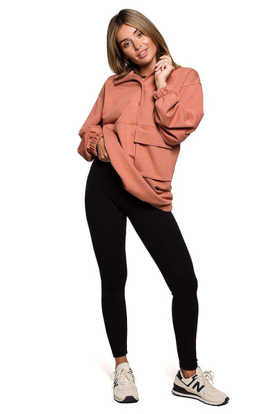 Rippstrick-Leggings mit hoher Taille | Minimalistische Eleganz | Perfekte Passform