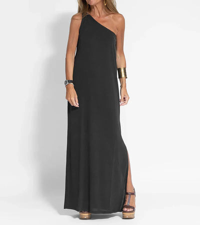 Natalie - Schickes One-Shoulder Maxikleid für Frauen