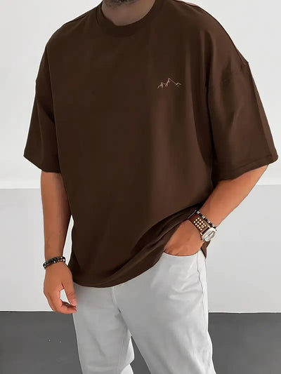 Raymond - Premium T-Shirt mit geometrischem Druck für Männer