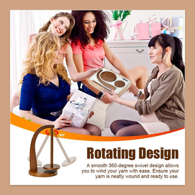 Rotara™ - Tragbarer, drehbarer Garnständer