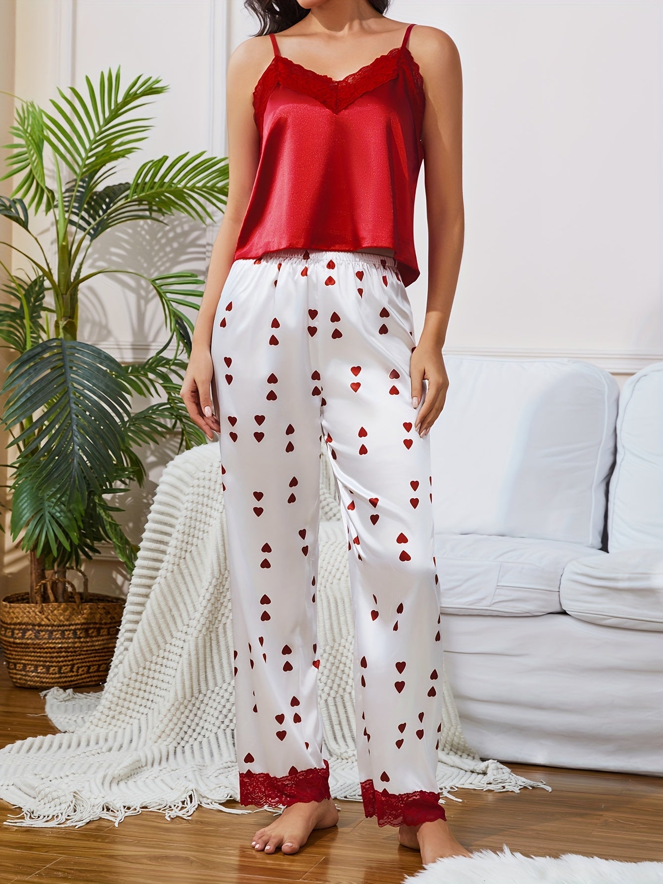 Pyjama-Set | Verspieltes Design | Femininer Look