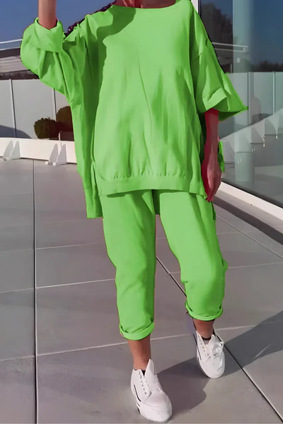 Damen Loungewear-Set mit Oversized Top und Jogginghose