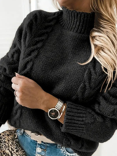 Damen-Rollkragenpullover im femininen Stil -Beatrix