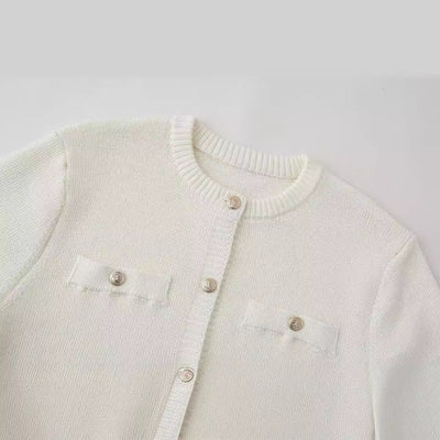 Elegantes Minikleid mit kurzen Ärmeln und Knopfleiste für Damen