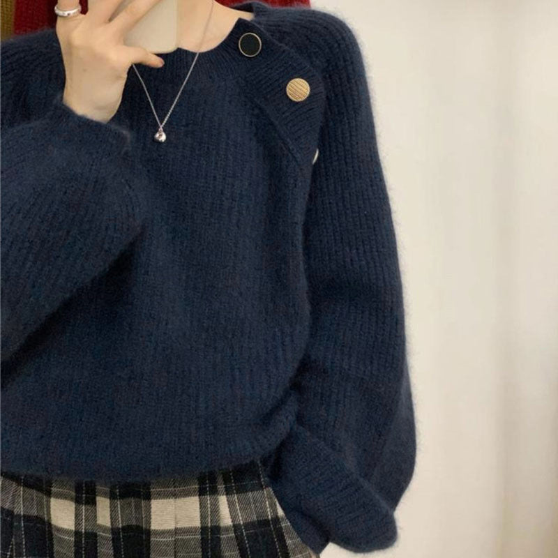 Pullover mit Knopfdetails | Zeitloser Stil | Gemütlicher Chic