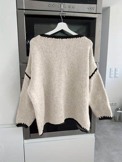 Kuscheliger Oversize-Pullover | Boho-Details | Lässiger Chic