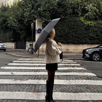 Delilah - Gesteppter Wollmantel, warmer Vierkantkragen