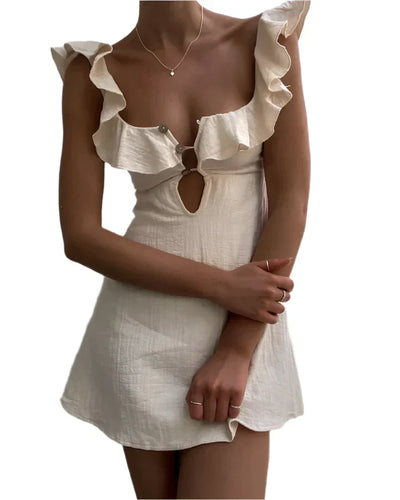 Taylor - Lässiges Kleid mit verspielten Rüschen