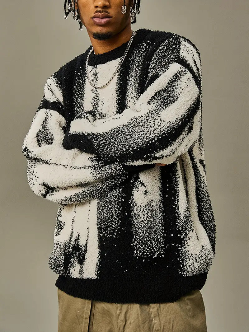 Francis - Gestreifter Strickpullover