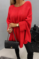Charlotte | Gemütlicher Und Eleganter Damen-Strickpullover in Rot