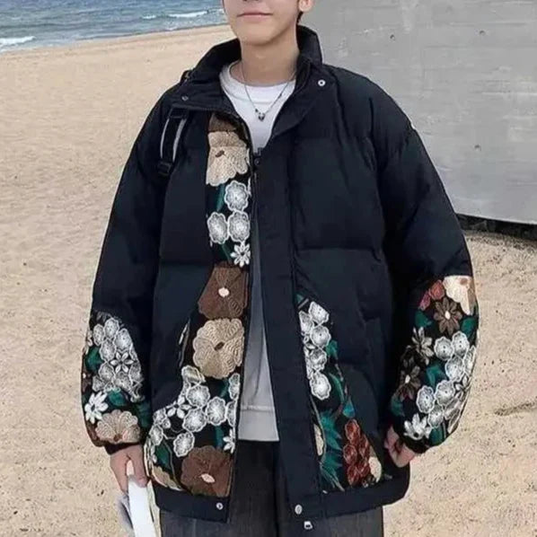 Noah - Blumendruck Herren Oversize-Jacke