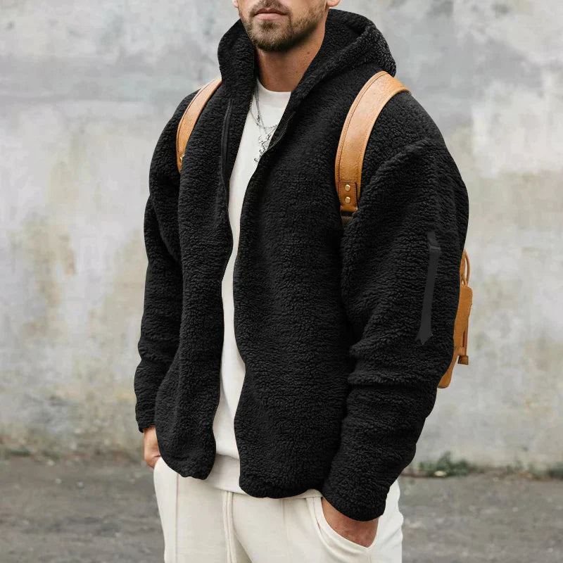 Carl - Lässige Fleece Jacke