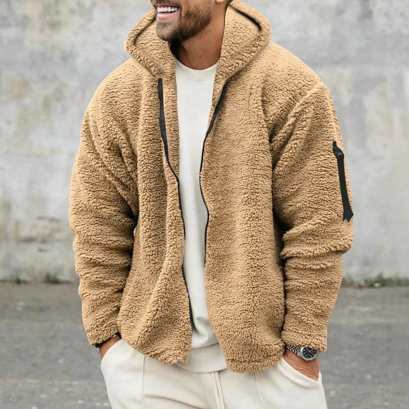 Carl - Lässige Fleece Jacke