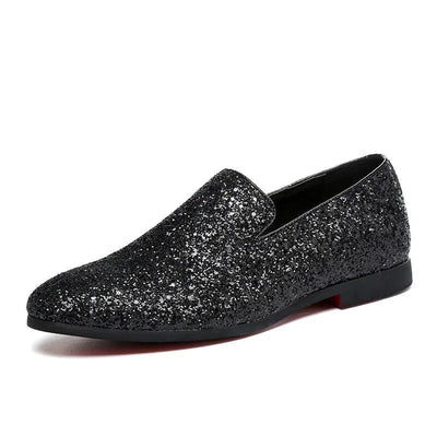 Donato - Modische Herren Slipper mit Glitzer