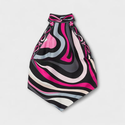 Everly - Set aus Neckholder-Top und asymmetrischem Midi-Rock