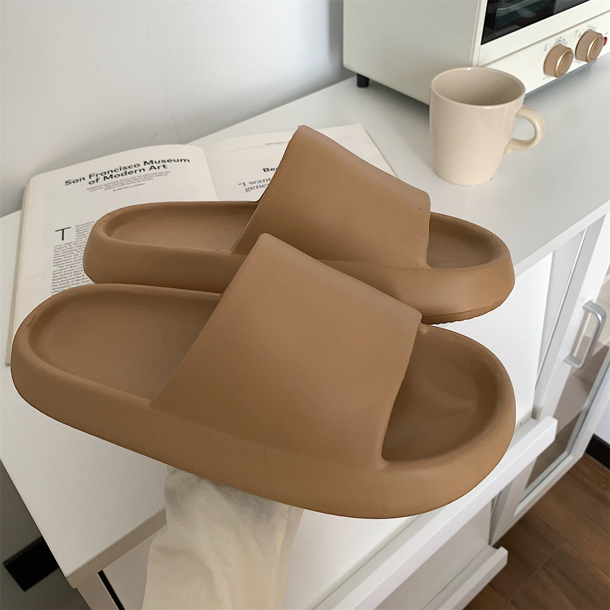 Alea | Hausschuhe Komfortable Single Band Slides