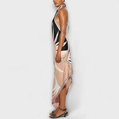 Ivy - Einzigartiges Satin-Trägerkleid