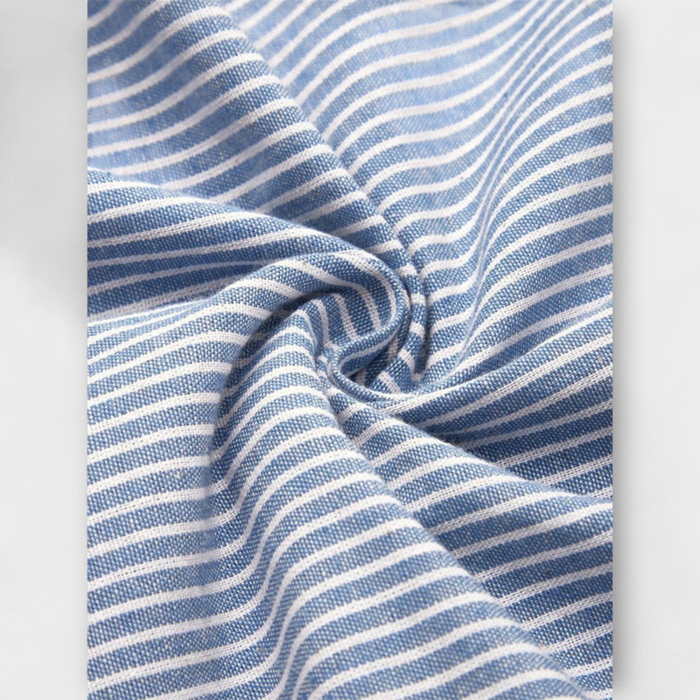 Luisa – Gestreiftes Baumwoll-Midi-Kleid