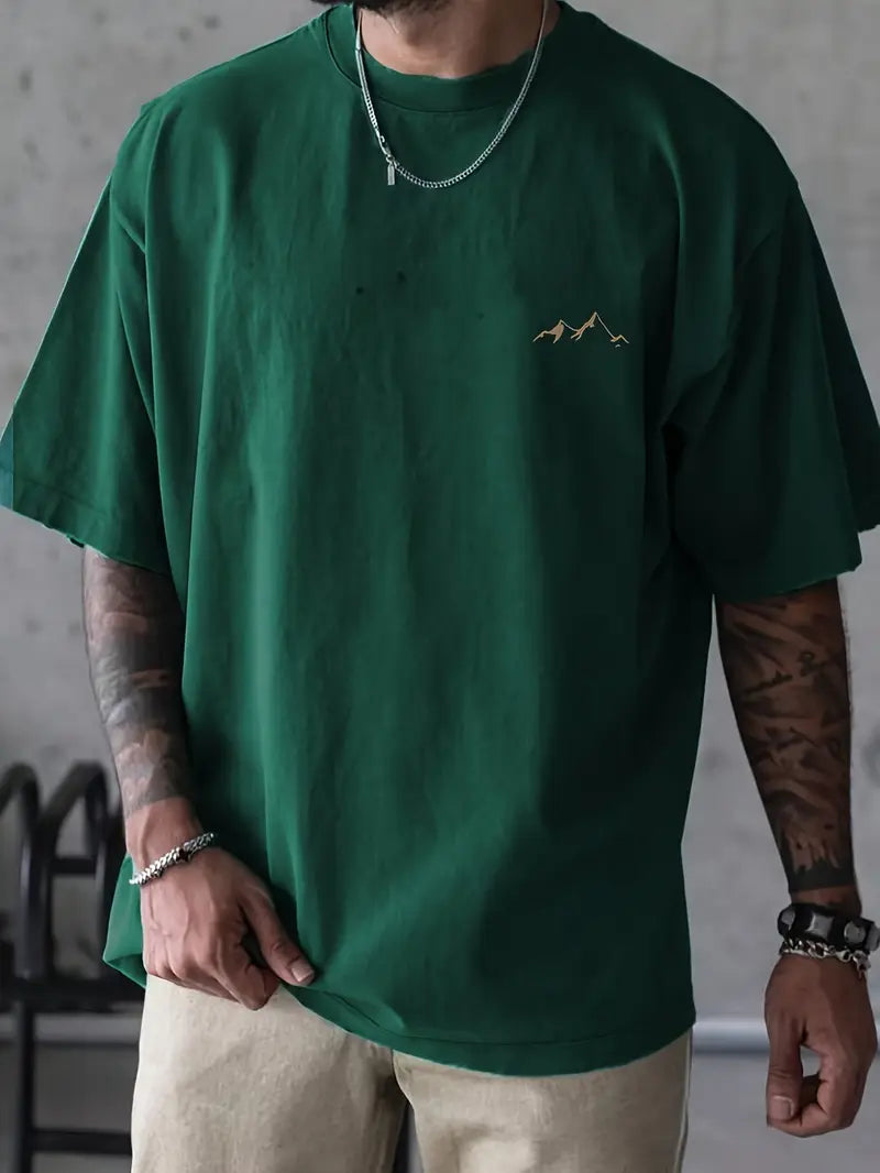 Raymond - Premium T-Shirt mit geometrischem Druck für Männer