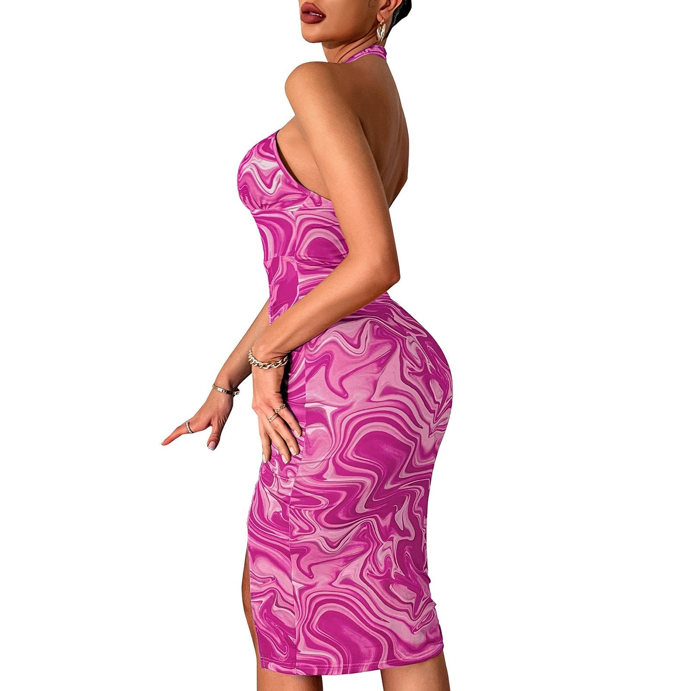 Avelena | Damen Halterneck Street Dress