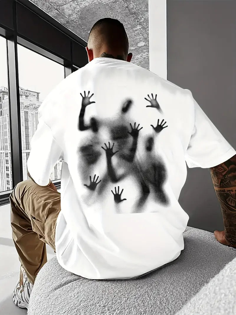 Edward - Gespenstische Handabdrücke Freizeithemd