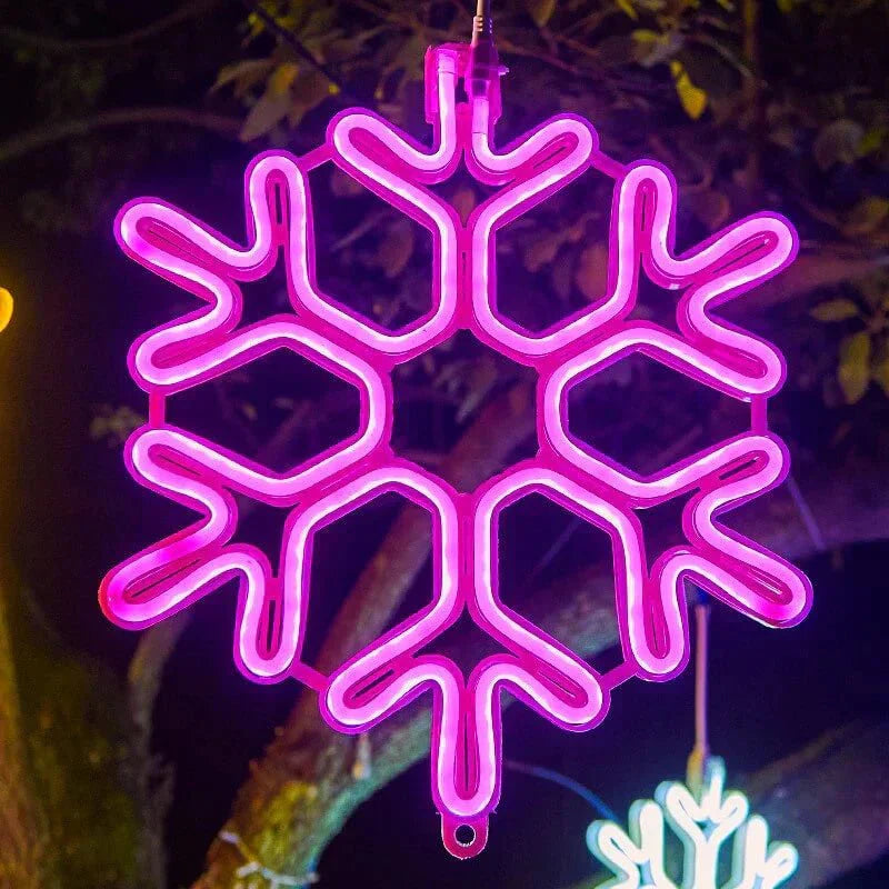 FrostLume Schneeflocken LED Lichterkette