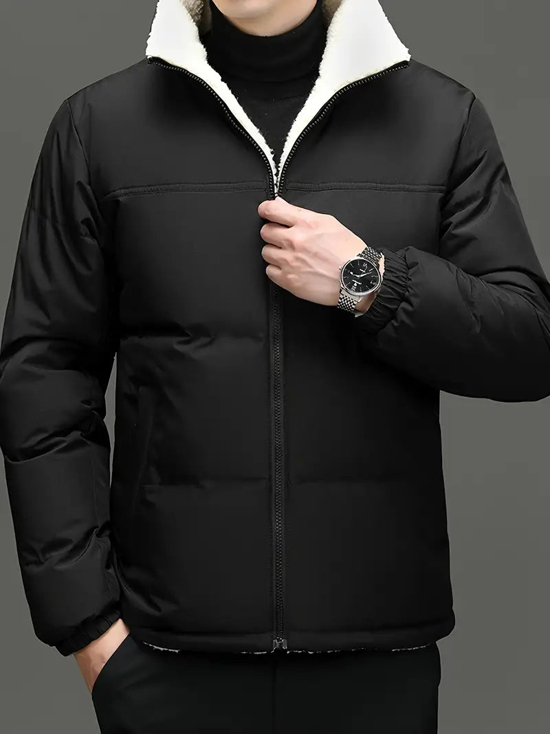 Duke - Windjacke mit Stehkragen und Fleecefutter