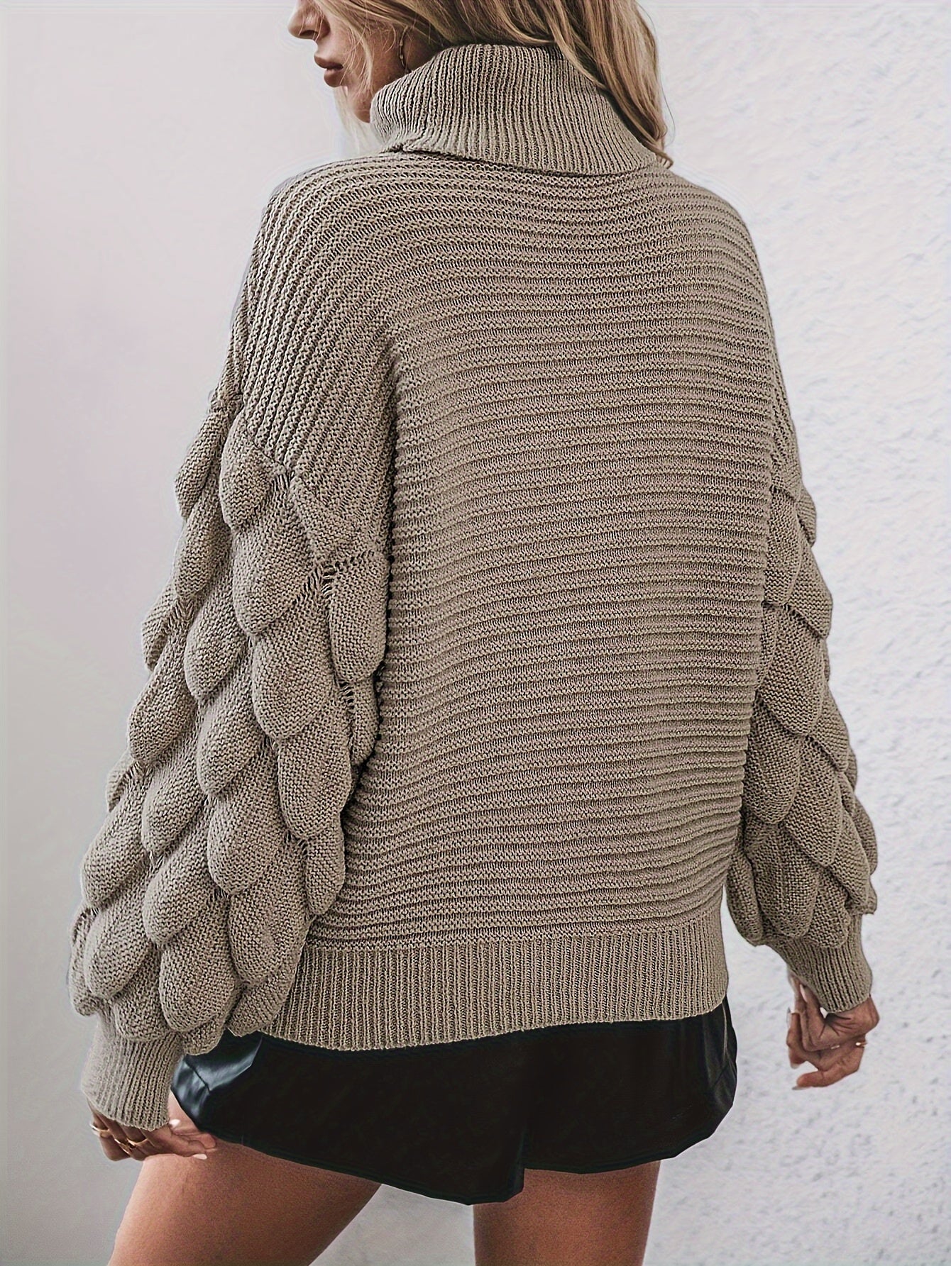 Strickpullover | Stilvolle Struktur | Besondere Ärmel