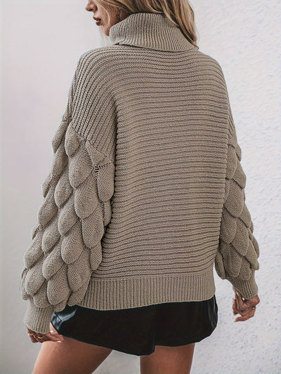 Strickpullover | Stilvolle Struktur | Besondere Ärmel