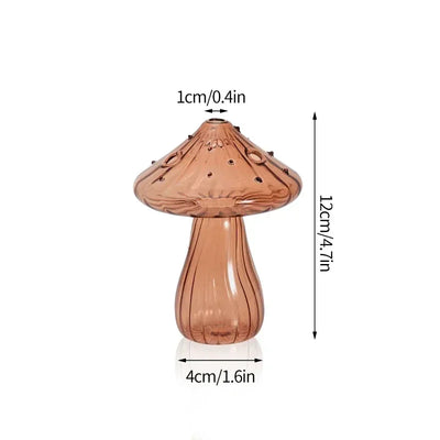 Fungglass™ | Kaktus & Pilz Transparente Glasvasen