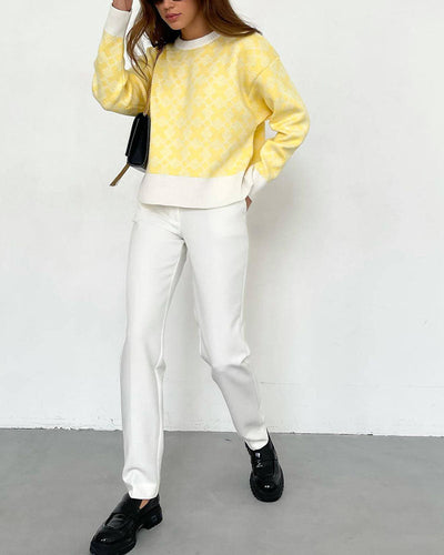 Geometrisches Muster für modernen Stil | Zeitlose Silhouette | Bequemer Tragekomfort