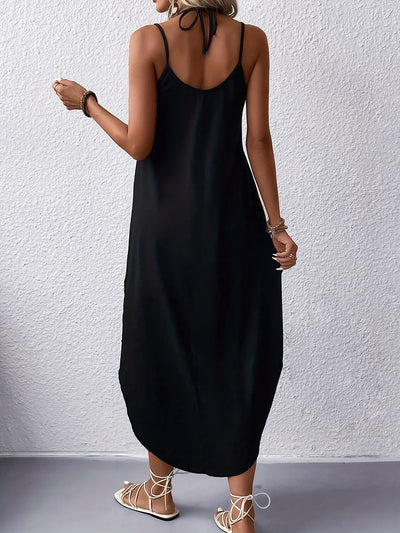 Luftiges Sommerkleid | Herz-Print | Fließender Schnitt