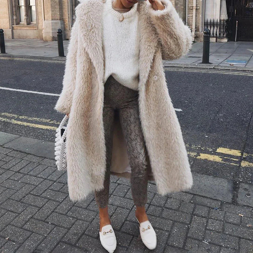 Warmer Winterpullover aus Strick für Frauen - Malene