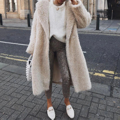 Warmer Winterpullover aus Strick für Frauen - Malene