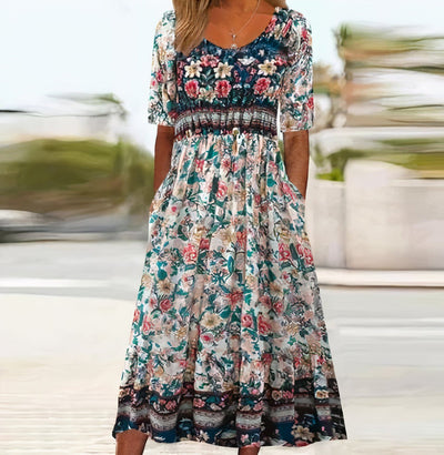 Elegantes böhmisches Kleid für Frauen - Eulla