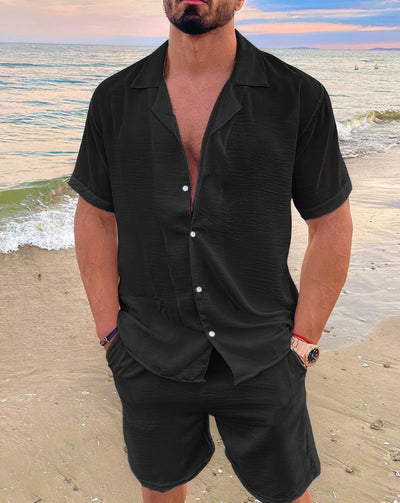 Elegantes Sommer-Set aus Leinen für Herren - Rommy