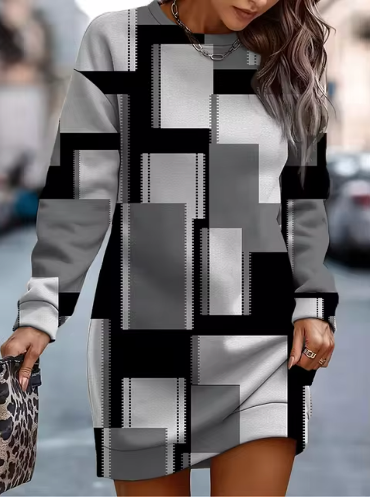 Elegantes Pulloverkleid - Tessa