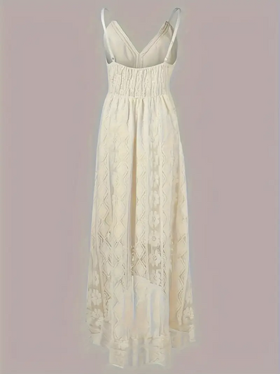 Margot | Lace Boho Midi Dress