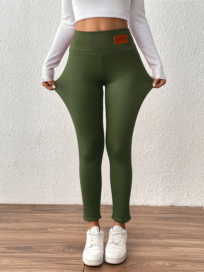 Thermo-Leggings | Weich gefüttert | Hoher Bund