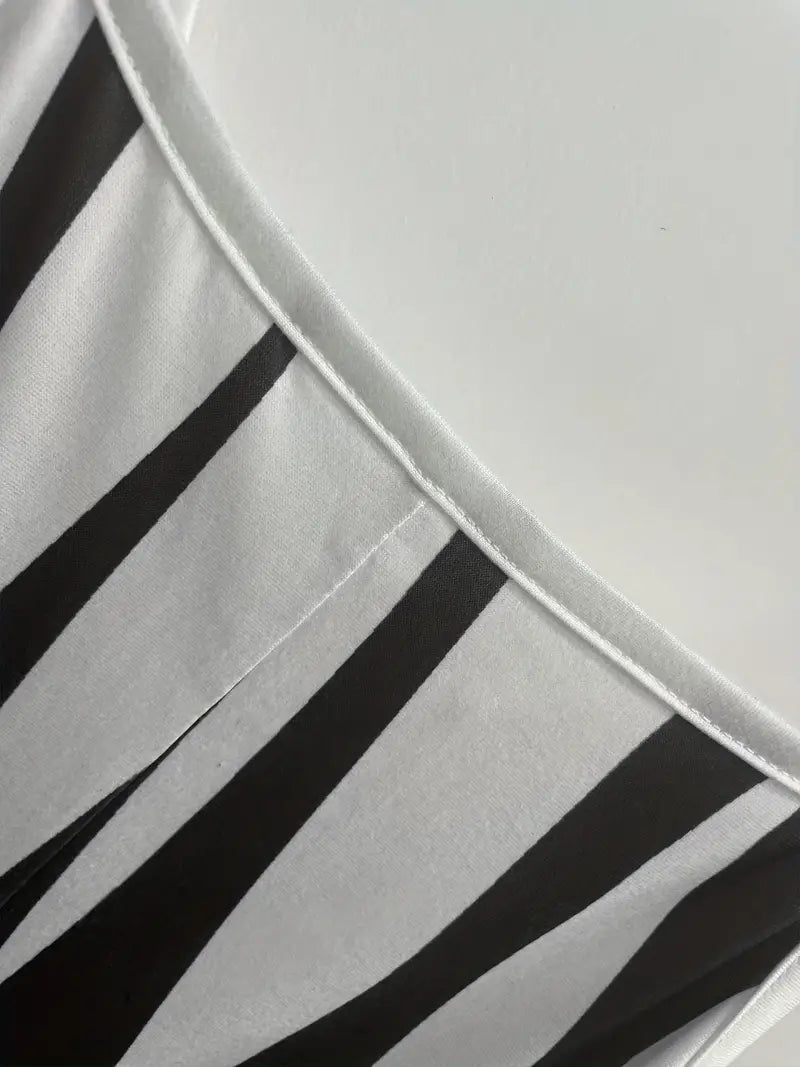 Jana - Fließendes Maxikleid mit Abstraktem Print