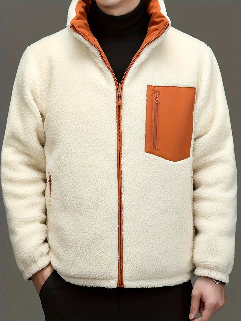 Duke - Windjacke mit Stehkragen und Fleecefutter