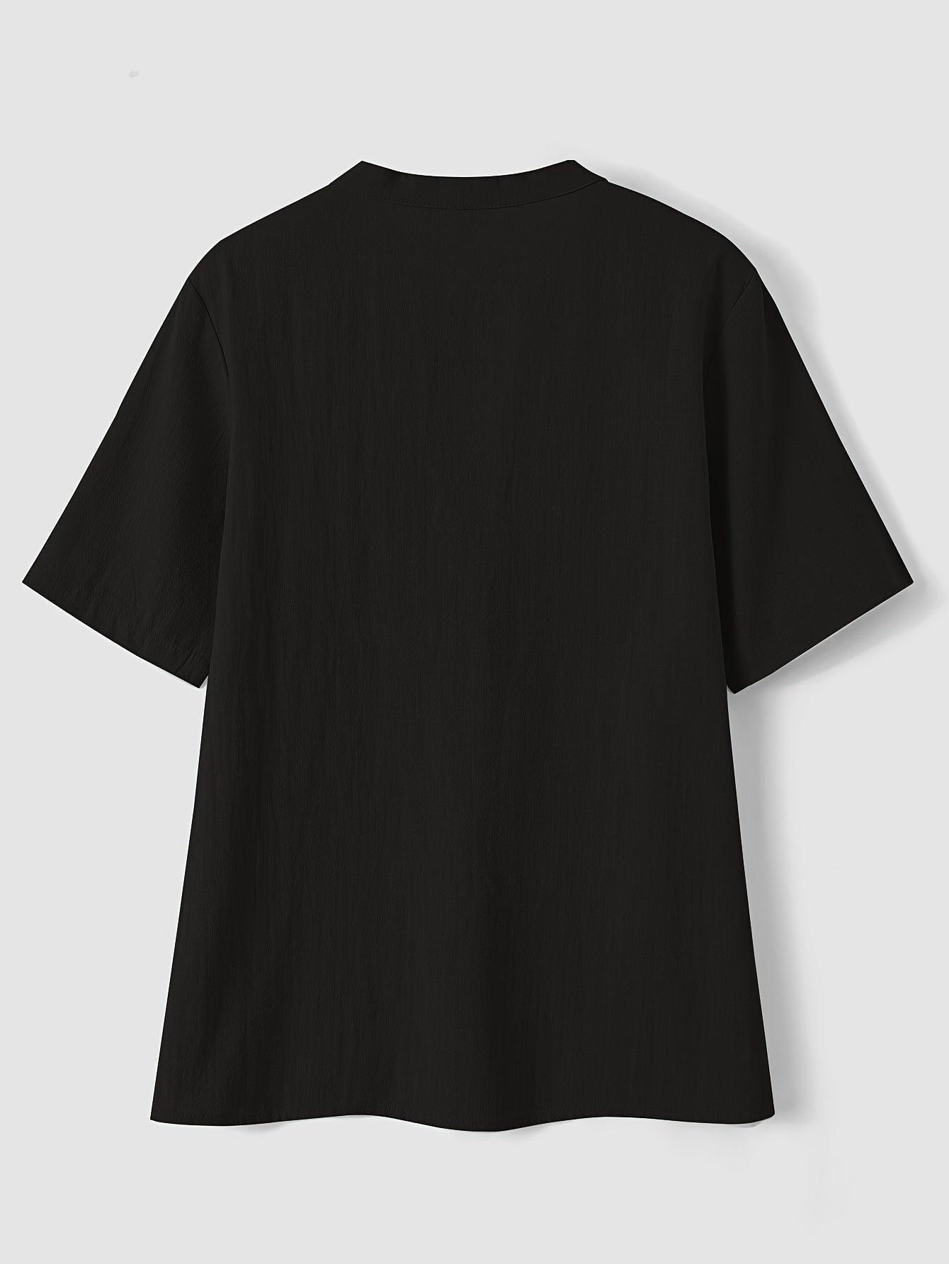 Sharron – Elegante Blusa V-Ausschnitt Mit Knopf