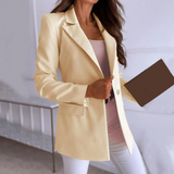 Franziska | Zeitloser Und Eleganter Damen Blazer in Braun