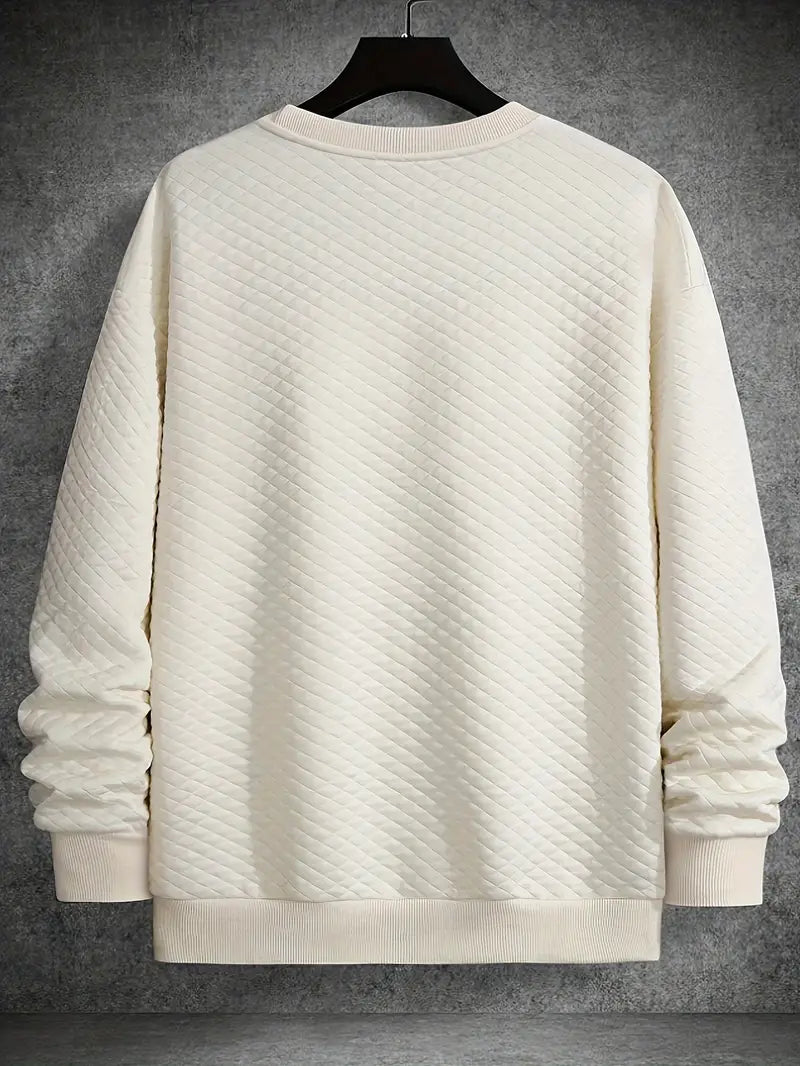 Francis - Herren Sweatshirt mit reinem Rautenmuster