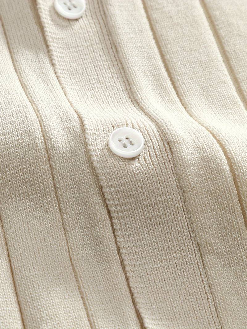 Stilvolles Strickhemd mit Kurzarm