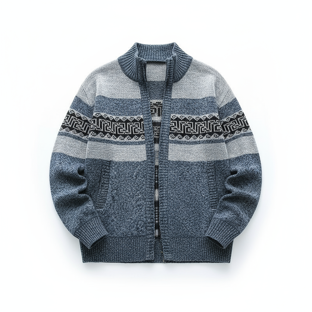 Matthew | Zip-Up Vintage Cardigan