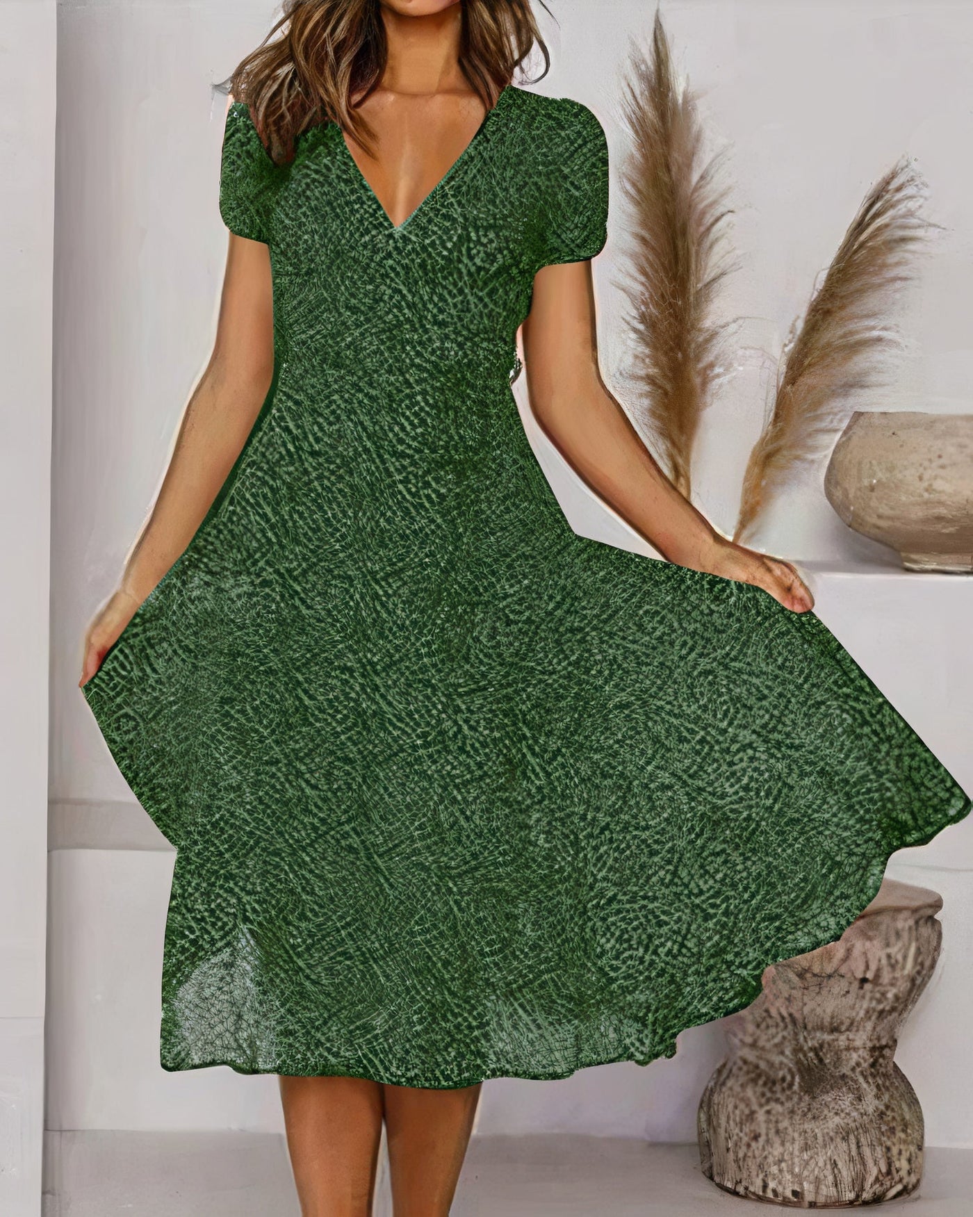 Geblümtes Chiffonkleid für den Sommer - Valentina