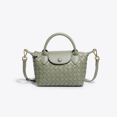 Geflochtene Mini-Tasche Damen – Kompakte Crossbody Bag mit Schulterriemen