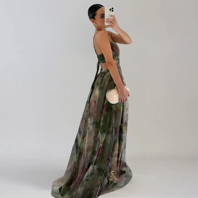 GIADA  | Leichtes Kleid mit floralem Muster